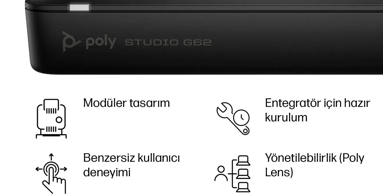 Poly Studio G62 Features 1 Modular Room Video Conferencing System Turkish Tr Tr 3999274