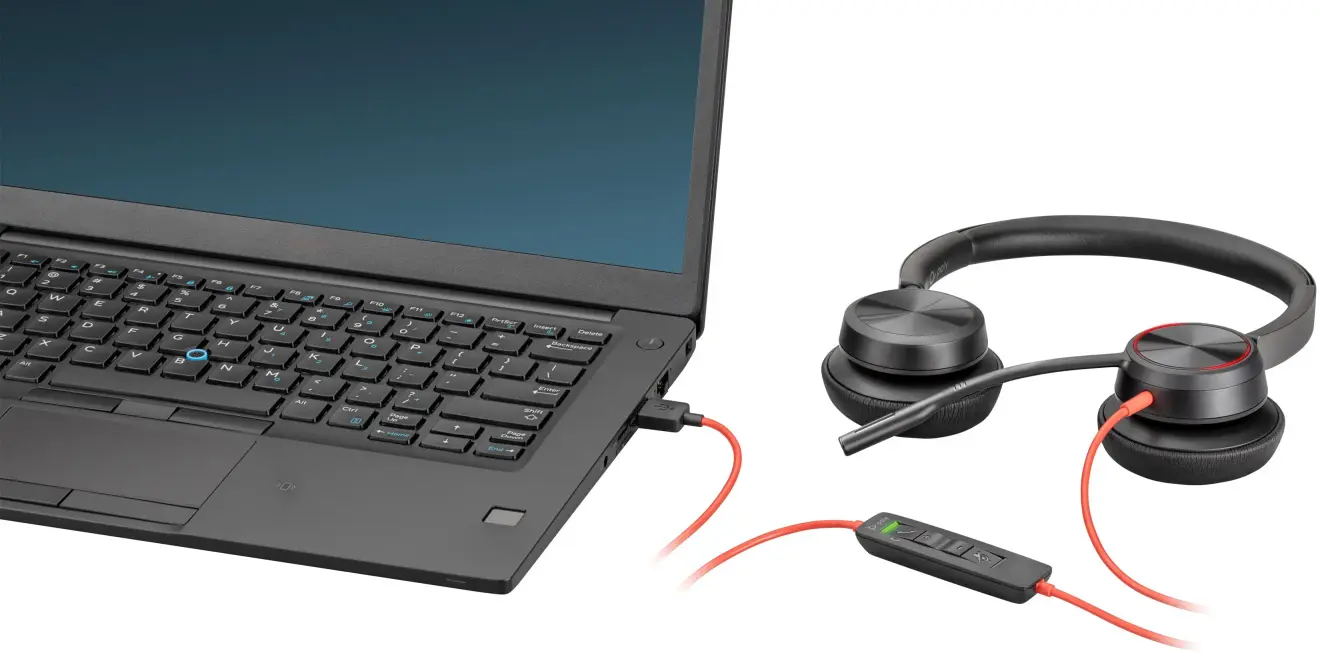Poly Blackwire 8225 Black Headset Usb A Hero Sup M1939450