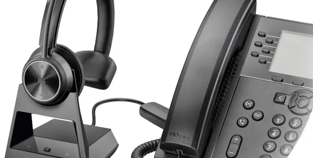 Poly Savi 7310 M Headset Monaural Black Microphone Teams Hero M1758476