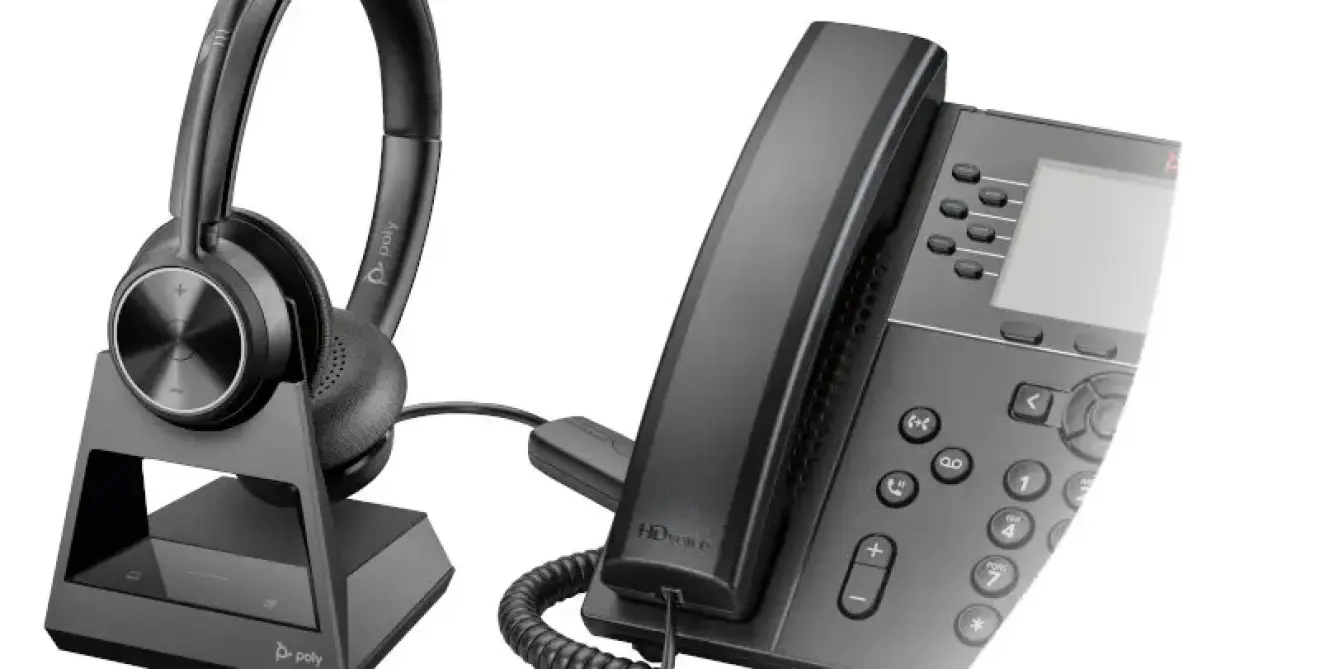 Poly Savi 7320 Headset Black Microphone Hero M1867005