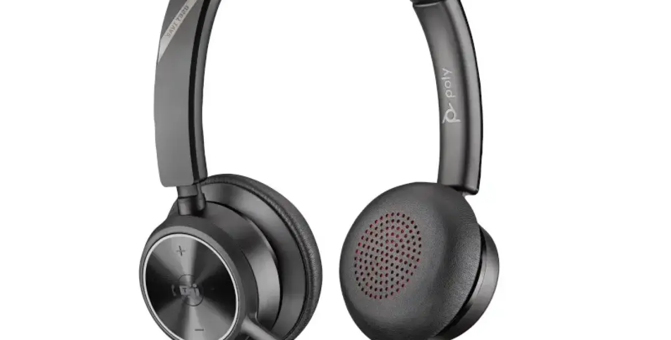 Poly Savi 7320 M Headset Black Microphone Teams Right Facing M1591385