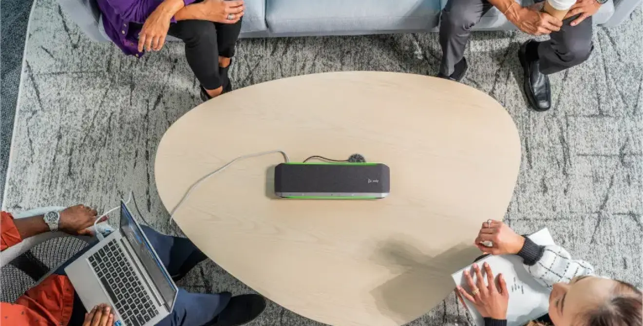 Poly Sync 60 Meeting Brownish Table Individuals Lifestyle M1661635