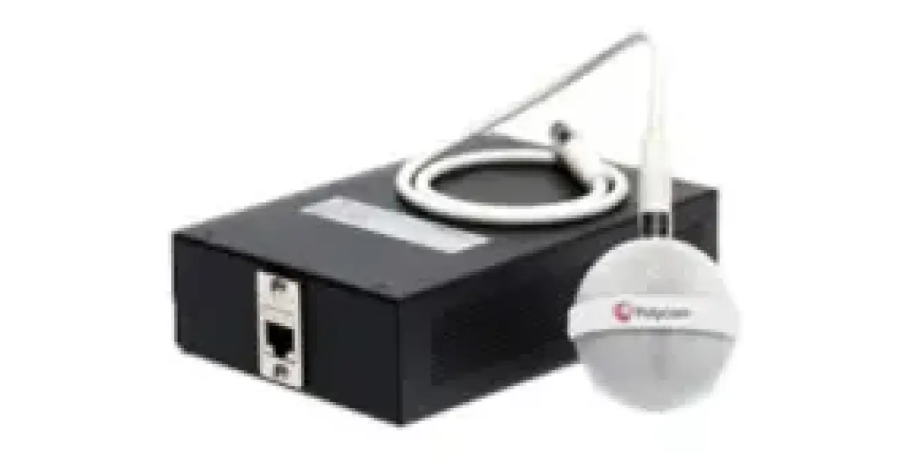 Poly Ceiling Microphone Array Black Nonfpr Nonodd Noos Left M1607404