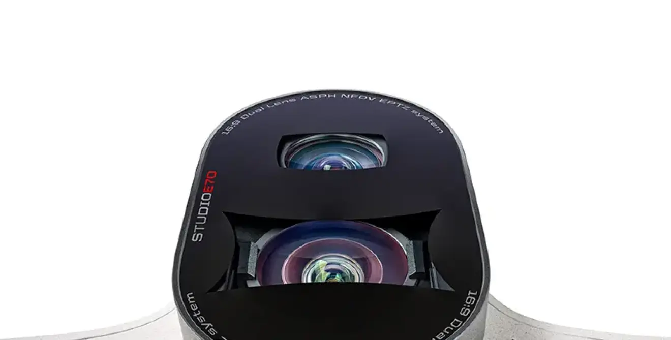 Poly Studio E70 Black Smart Camera Bottom View Sup M1811878