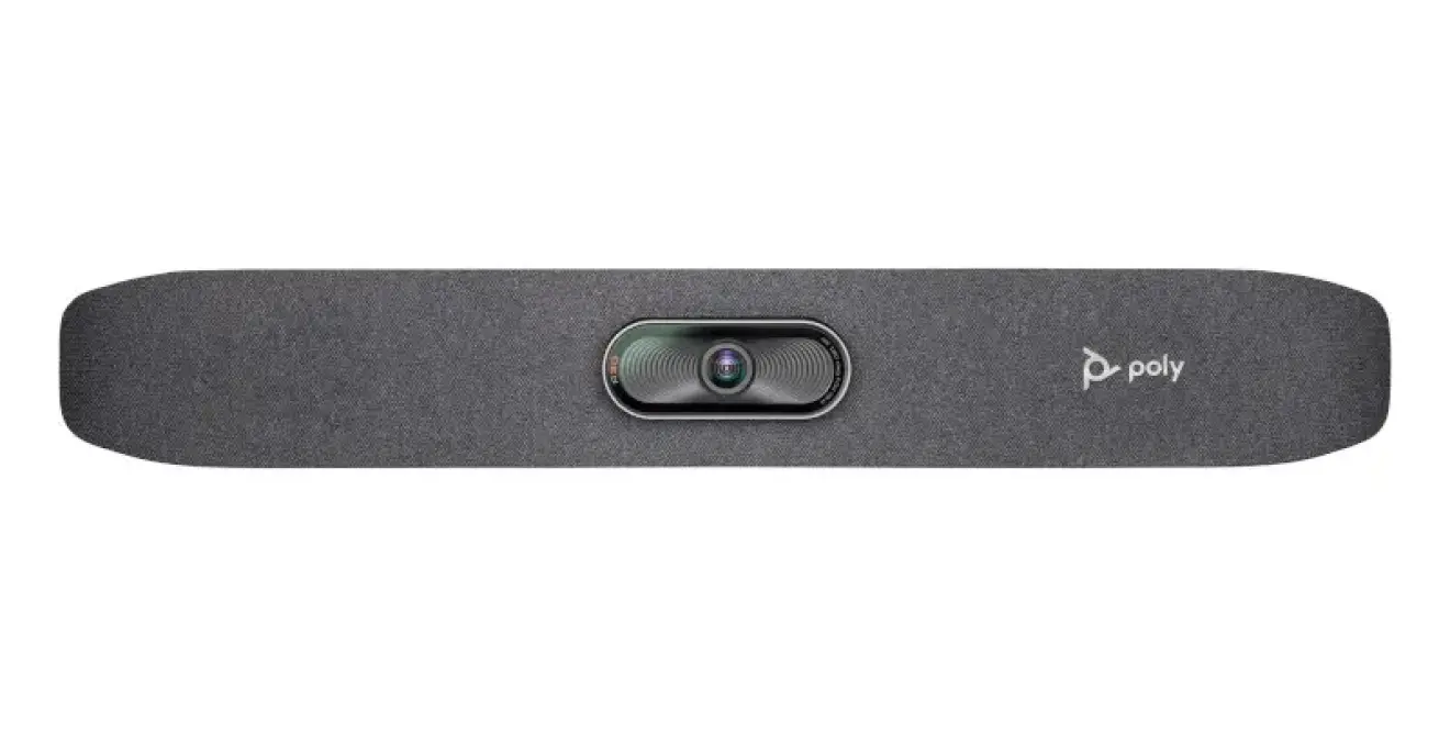 Poly Studio R30 Black Camera Video Bar Front Facing M1556905