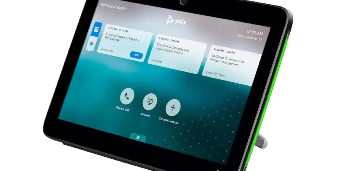 Poly Tc10 Black Left Poly Ui Print Rgb M1601252