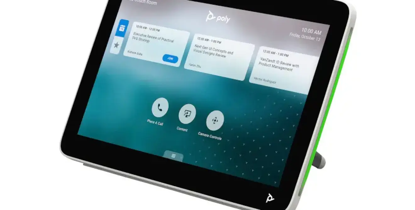 Poly Tc10 White Left Poly Ui Print Rgb M1552013